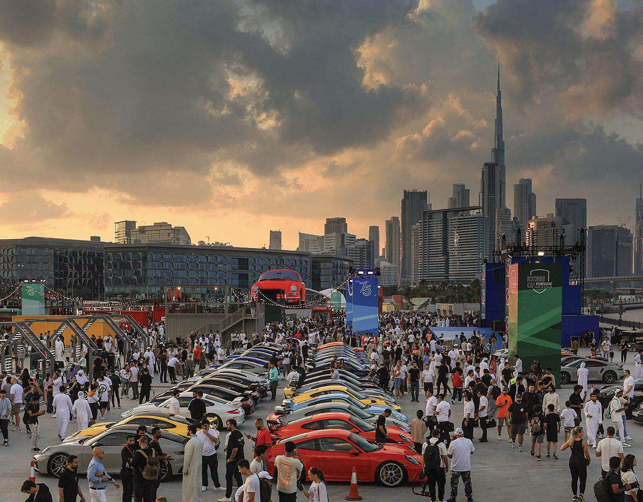 Model Ramp walking at Dubai fashion week